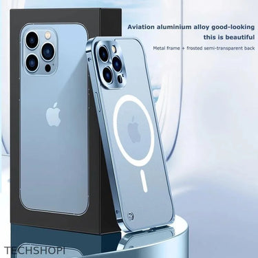 Magnetic Charging Aluminium Case Cover for iPhone - by USAdrop -